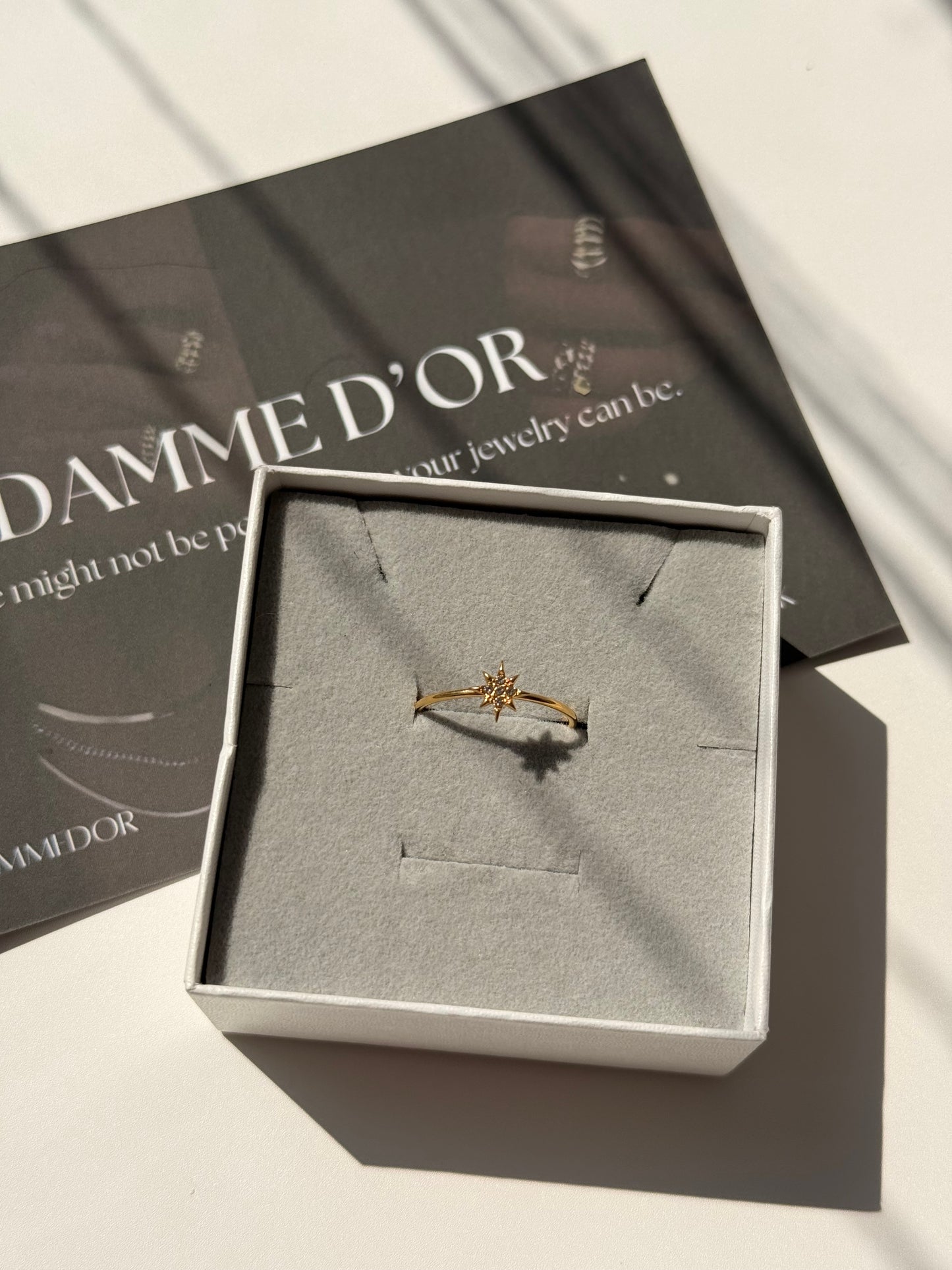 Maya 18K Gold Filled Adjustable Ring
