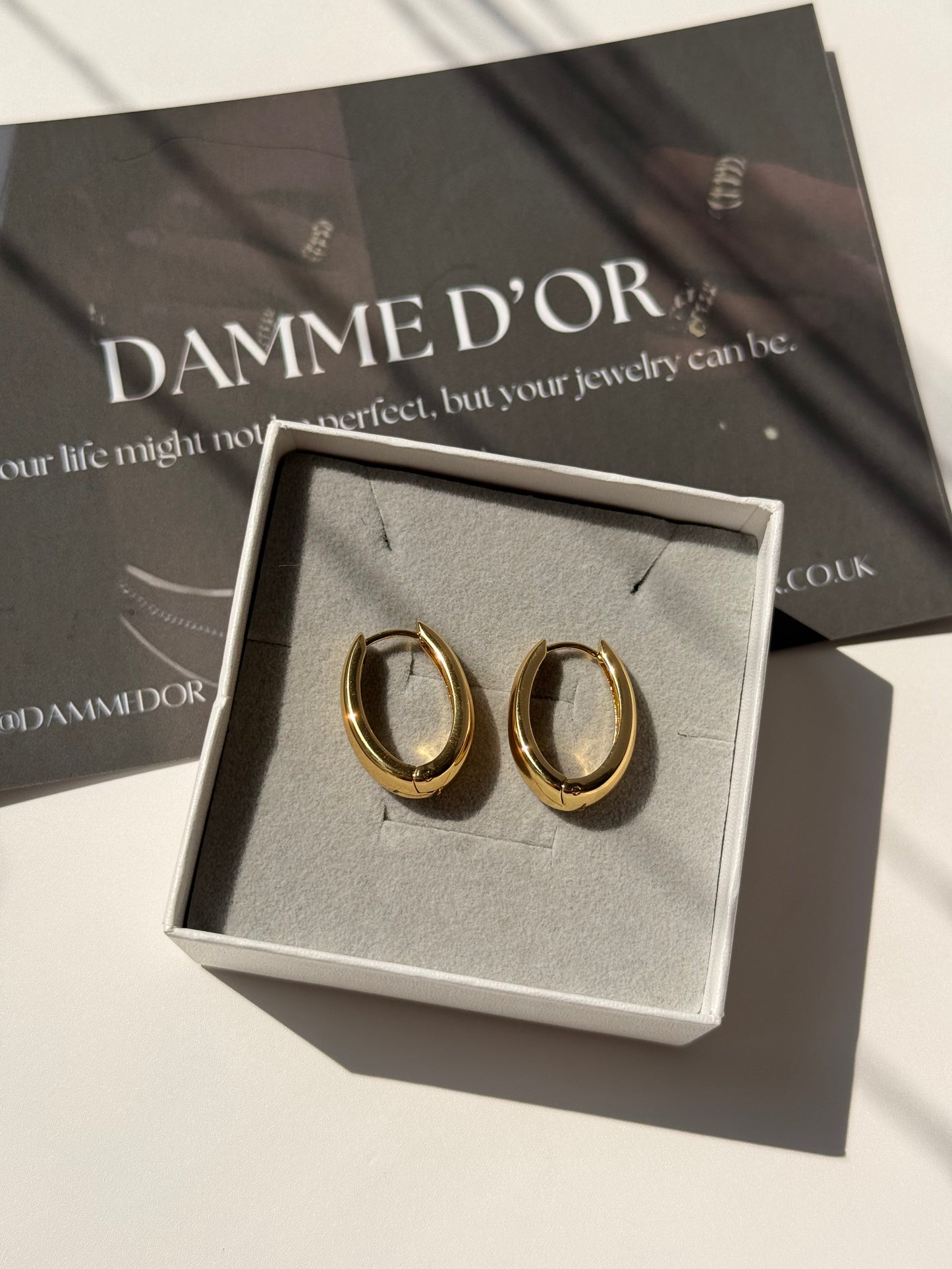 Liora 18K Gold Filled Hoop Earrings