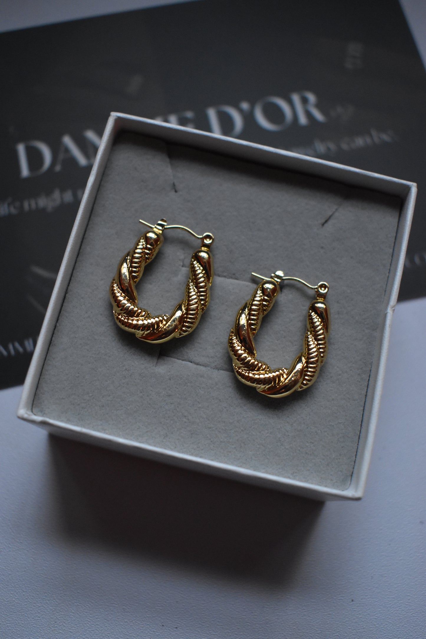 Aveline - 18K Gold Filled Earrings S. Steel