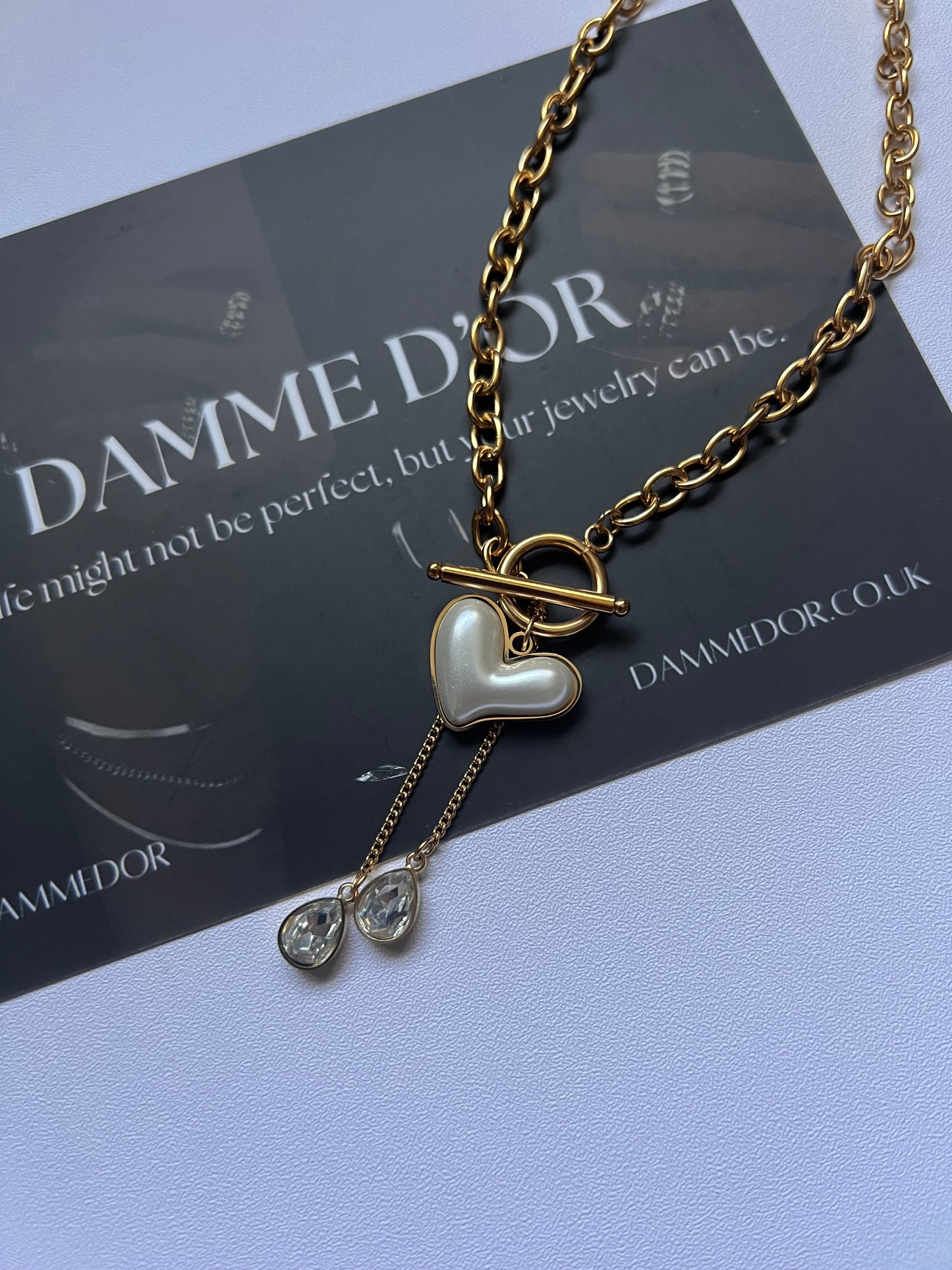 Mia - 18K Gold Filled Chunky Necklace Stainless Steel