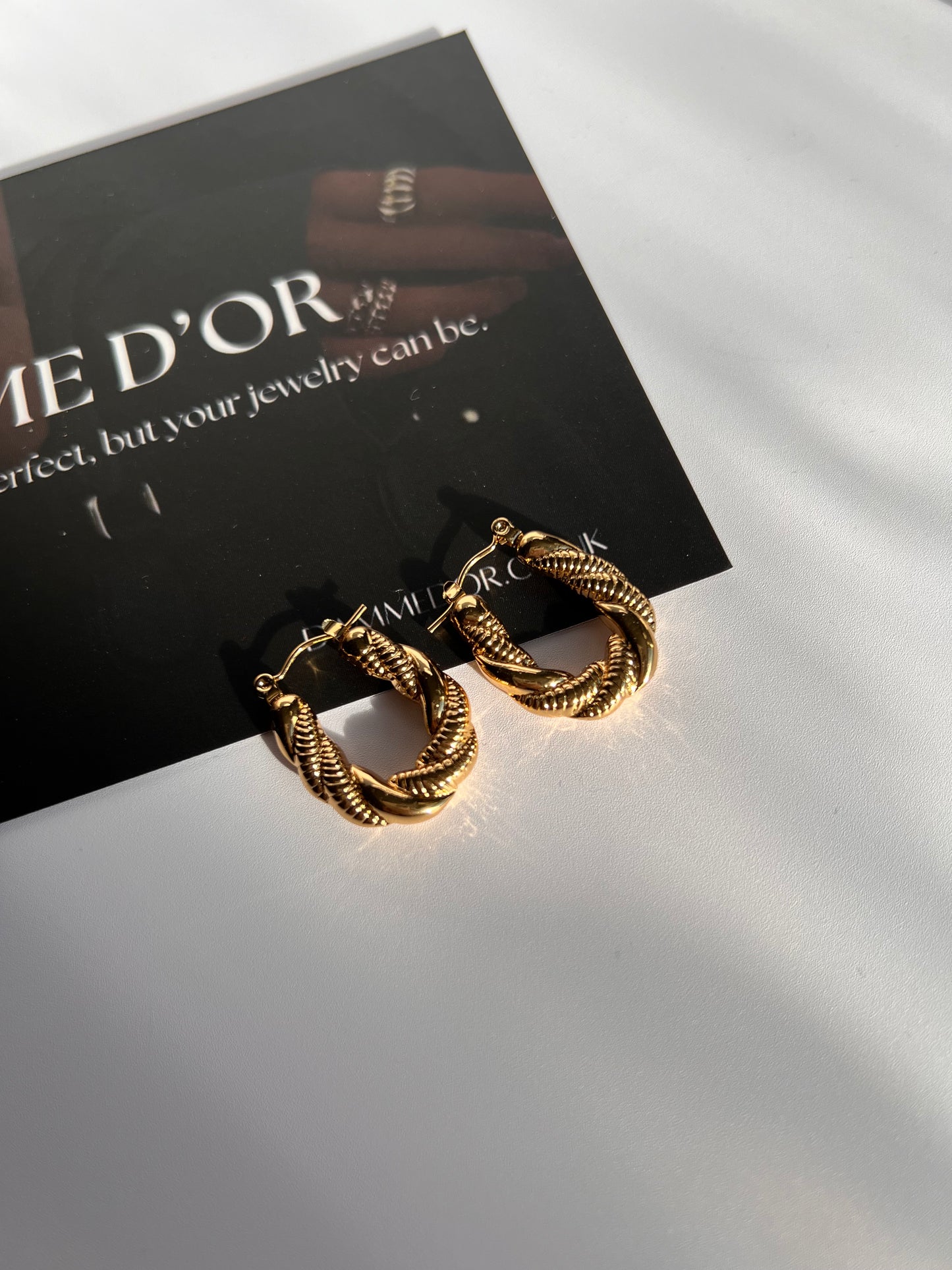 Aveline - 18K Gold Filled Earrings S. Steel