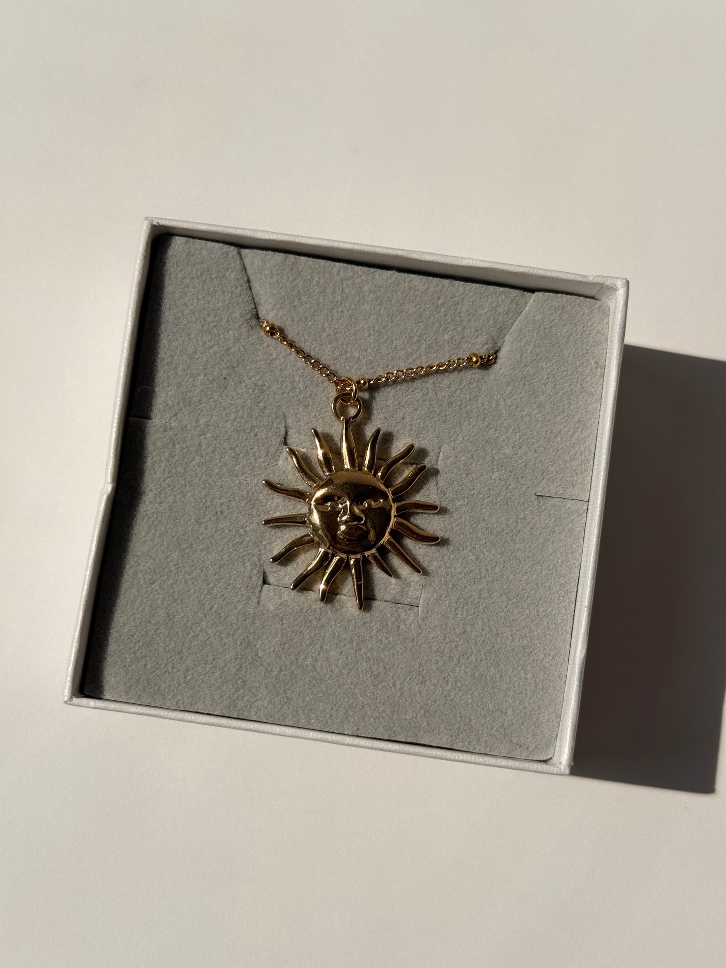 Solena 18K Gold Jewelry Set Earrings & Necklace