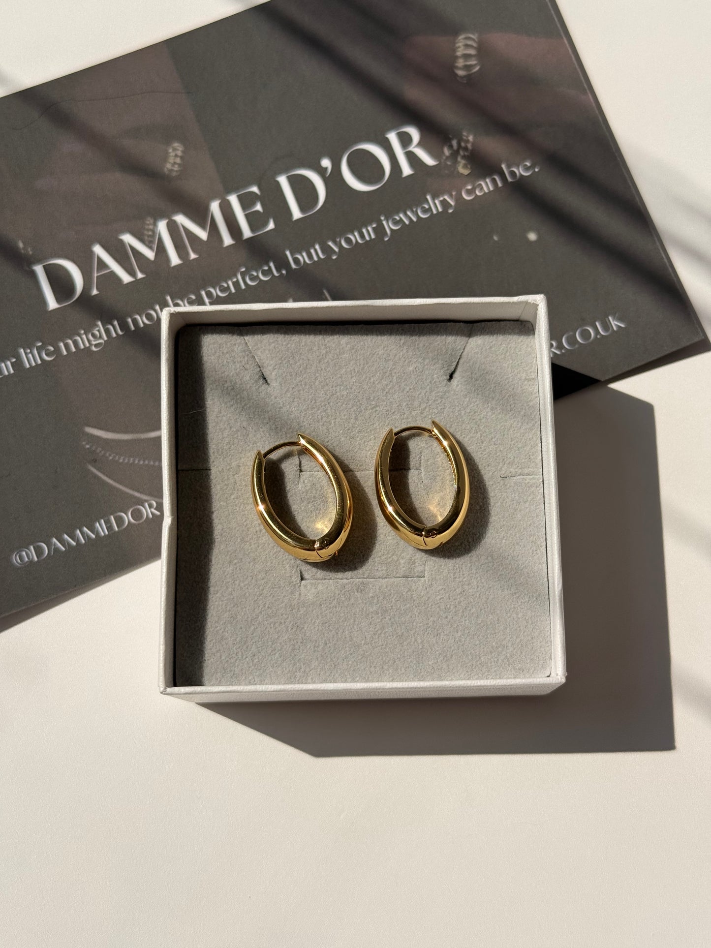 Liora 18K Gold Filled Hoop Earrings