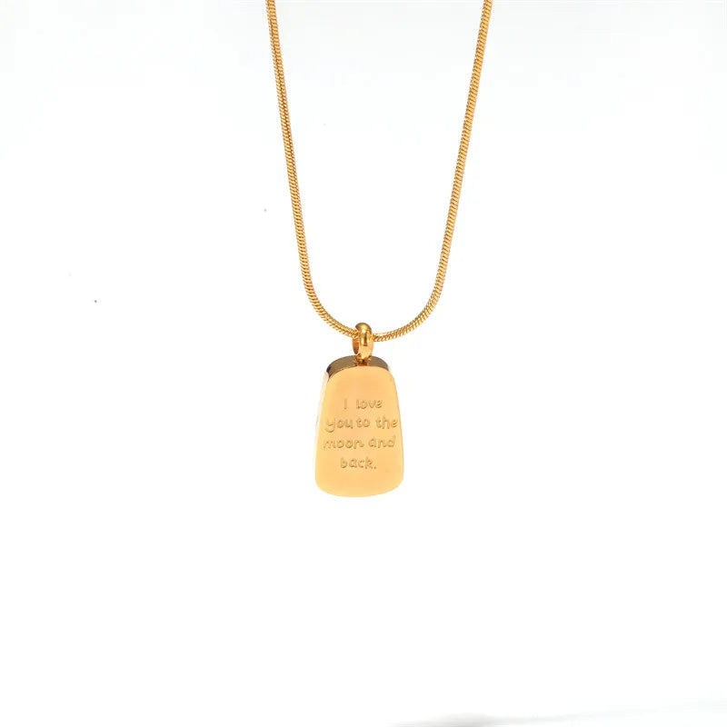 I love you to the moon and back Necklace 18K Gold Filled for her