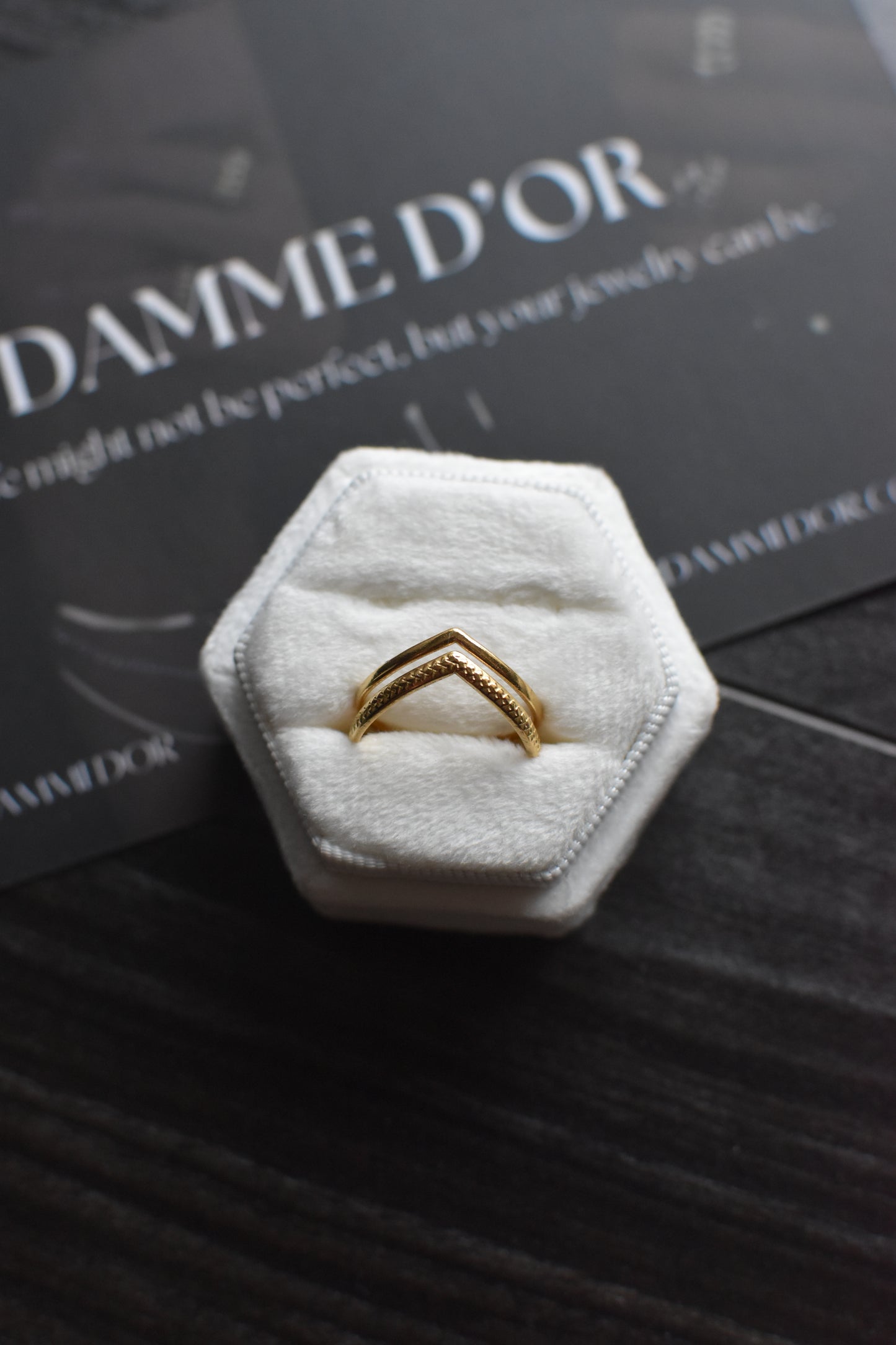 Bianca - Resizable Ring 18K Gold Filled Ring Stainless Steel