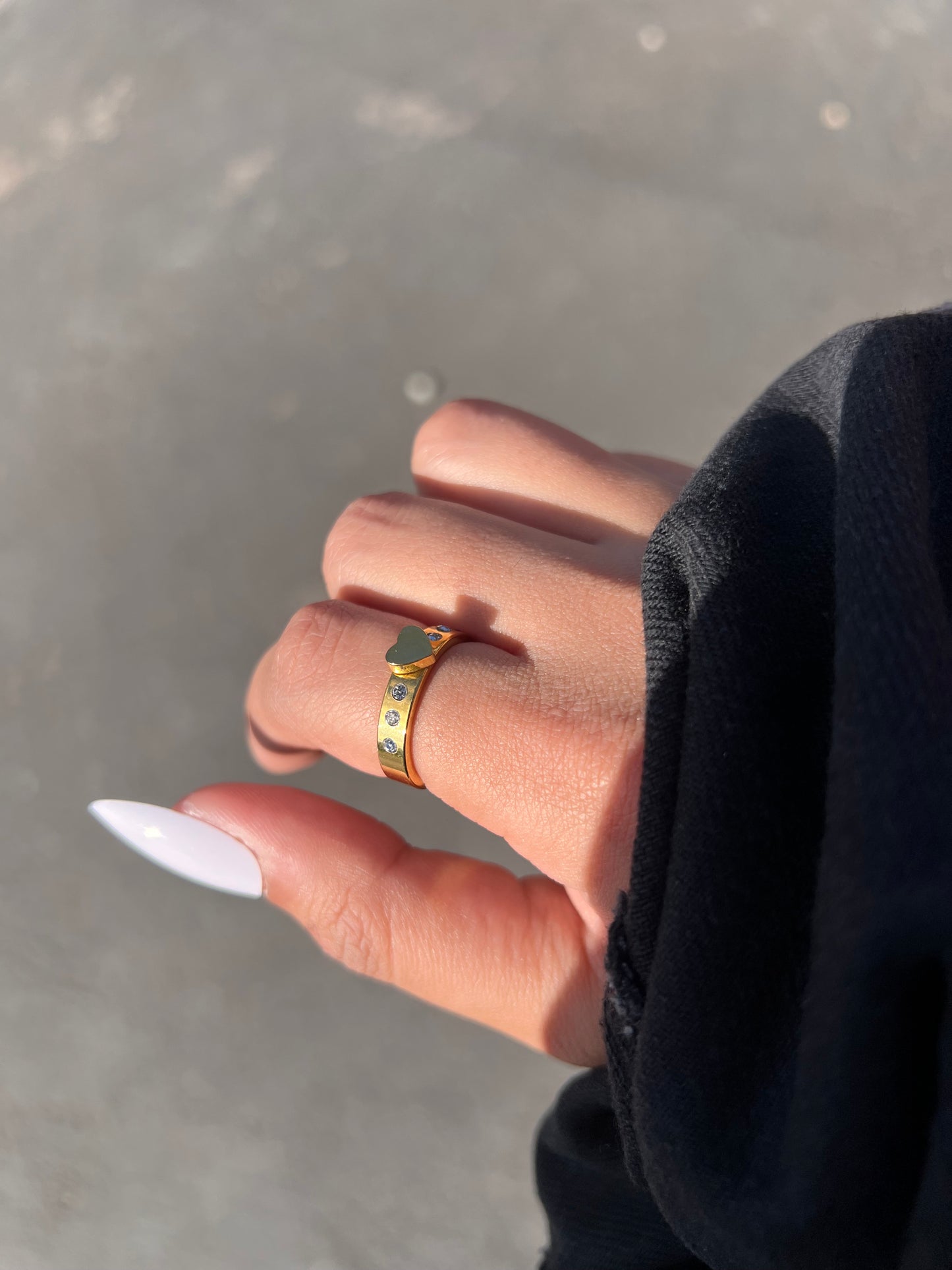 Aurelia - 18K Gold Filled Ring S. Steel