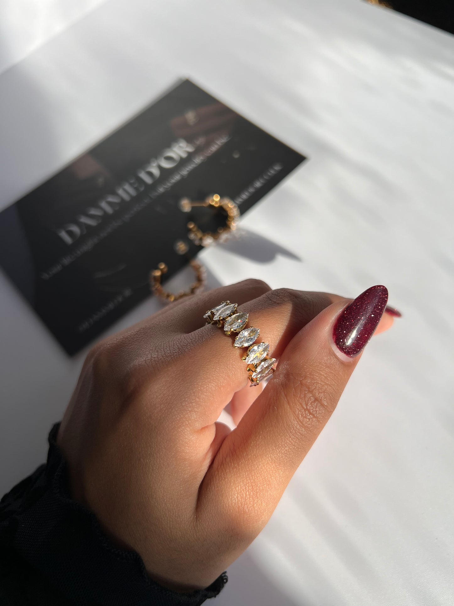 Melissa - Resizable Ring 18K Gold Filled S. Steel