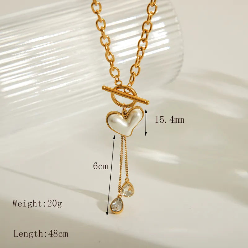 Mia - 18K Gold Filled Chunky Necklace Stainless Steel