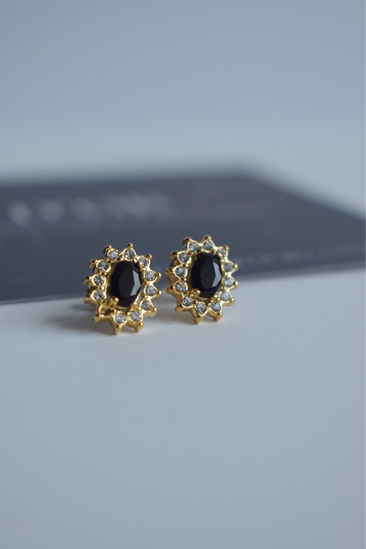 Solene - 18K Gold Filled Jewelry Set | Necklace & Earrings Studs Stainless Steel