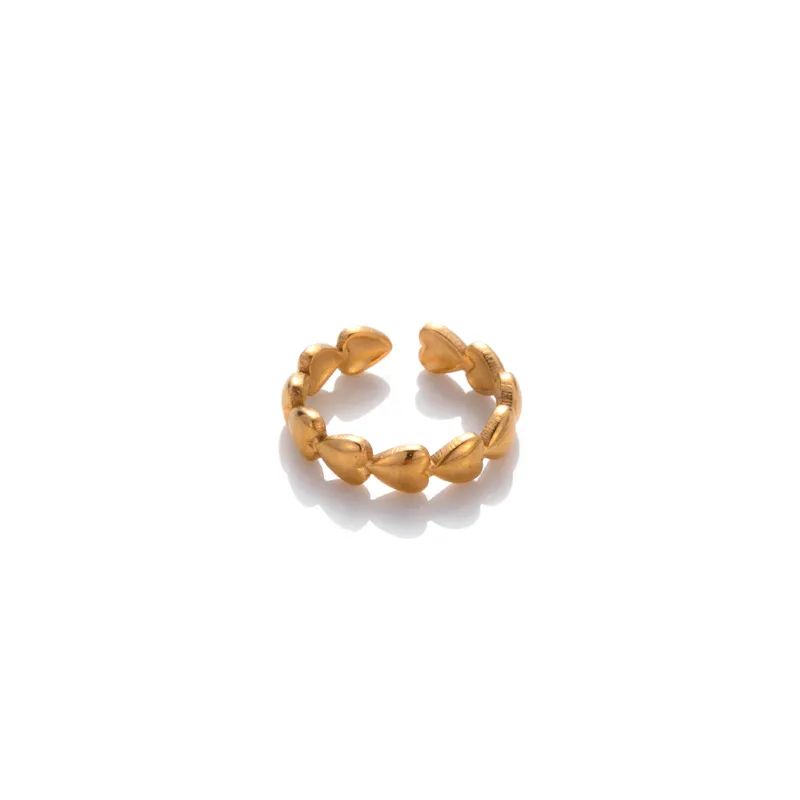 Lara - 18K Gold Filled Heart Ring
