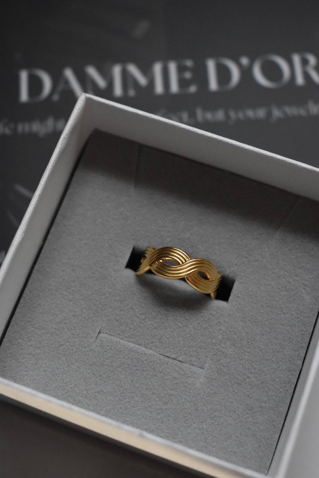 Maeve - 18K Gold Filled Twist Ring