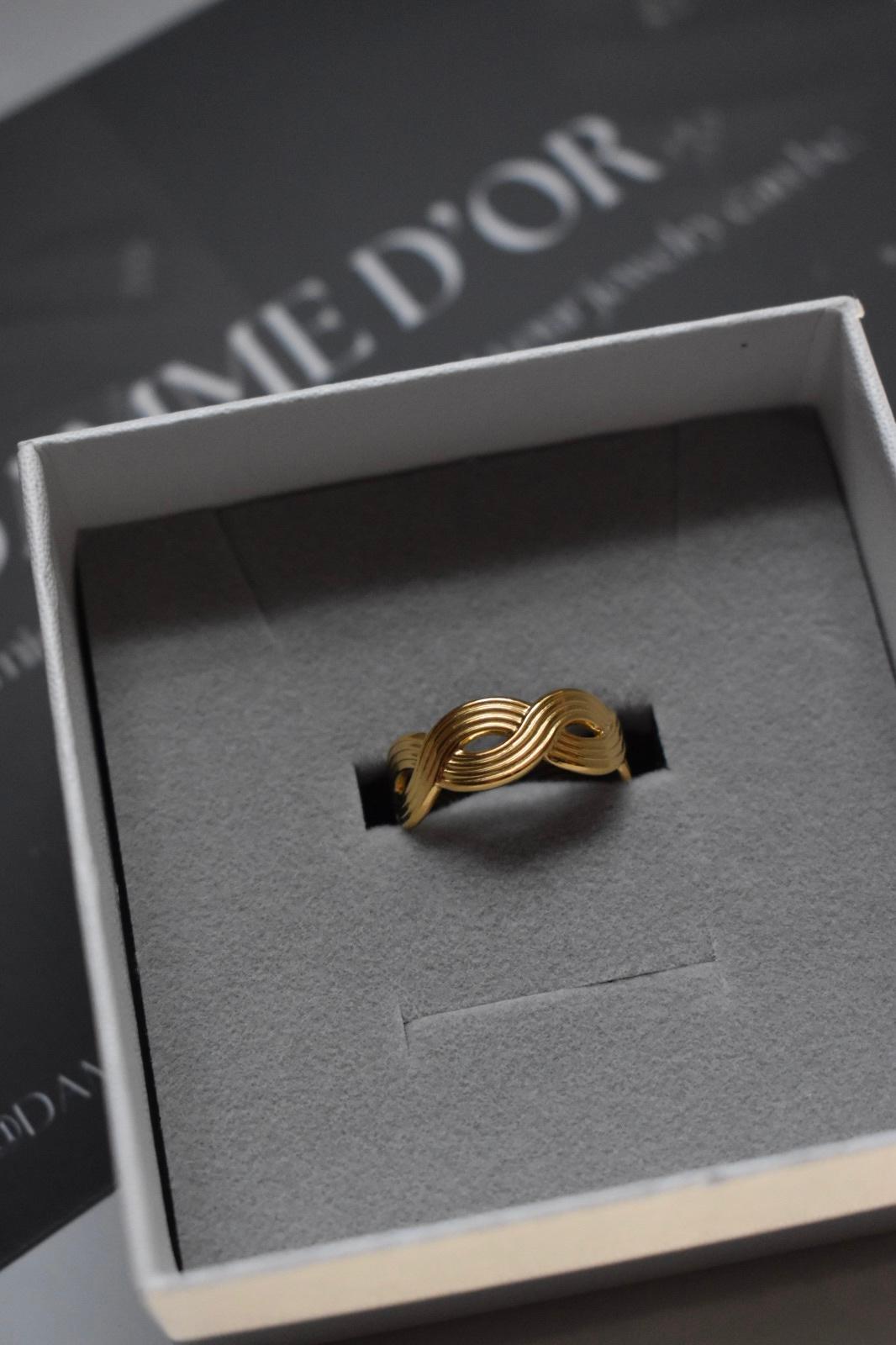 Maeve - 18K Gold Filled Twist Ring