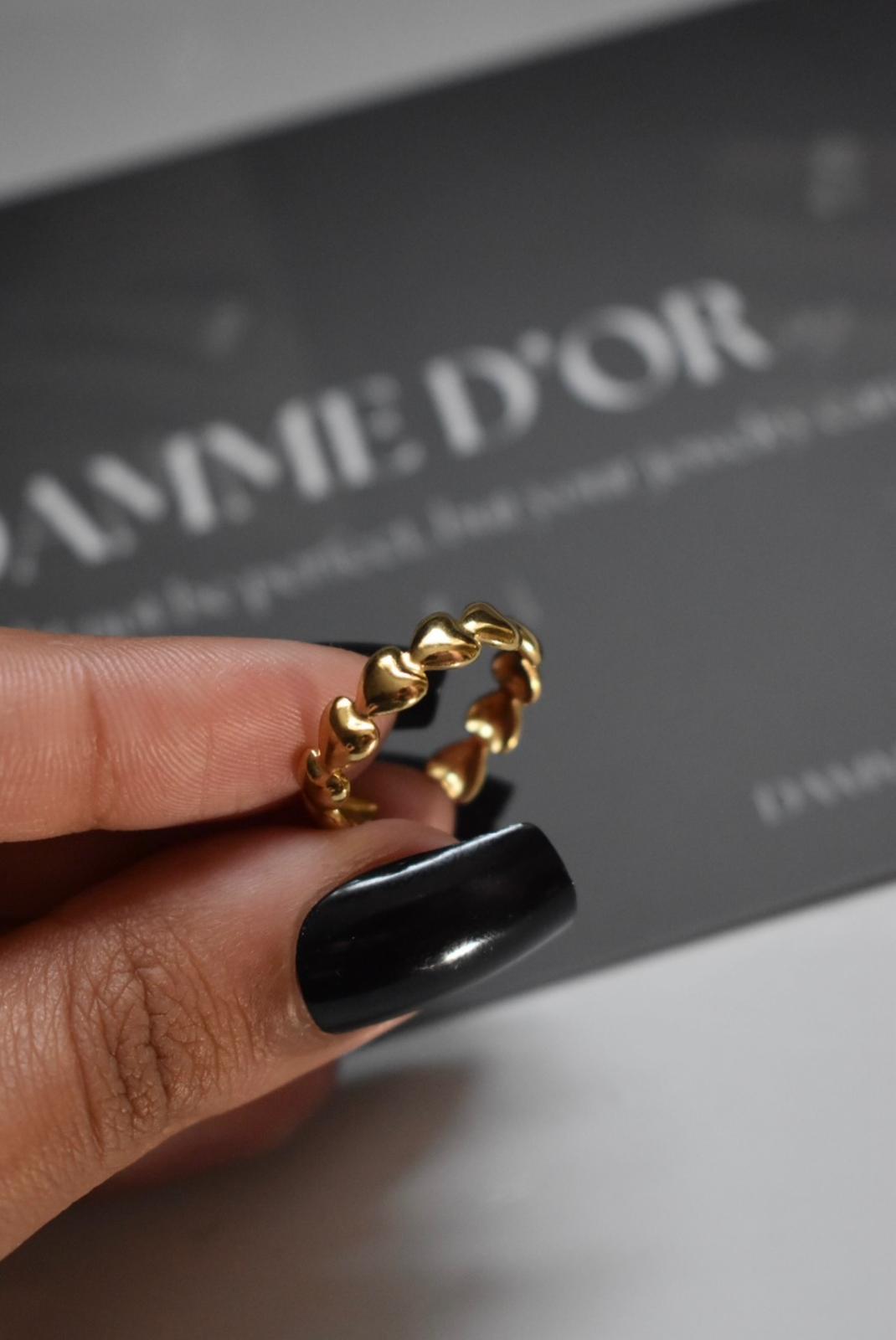 Lara - 18K Gold Filled Heart Ring