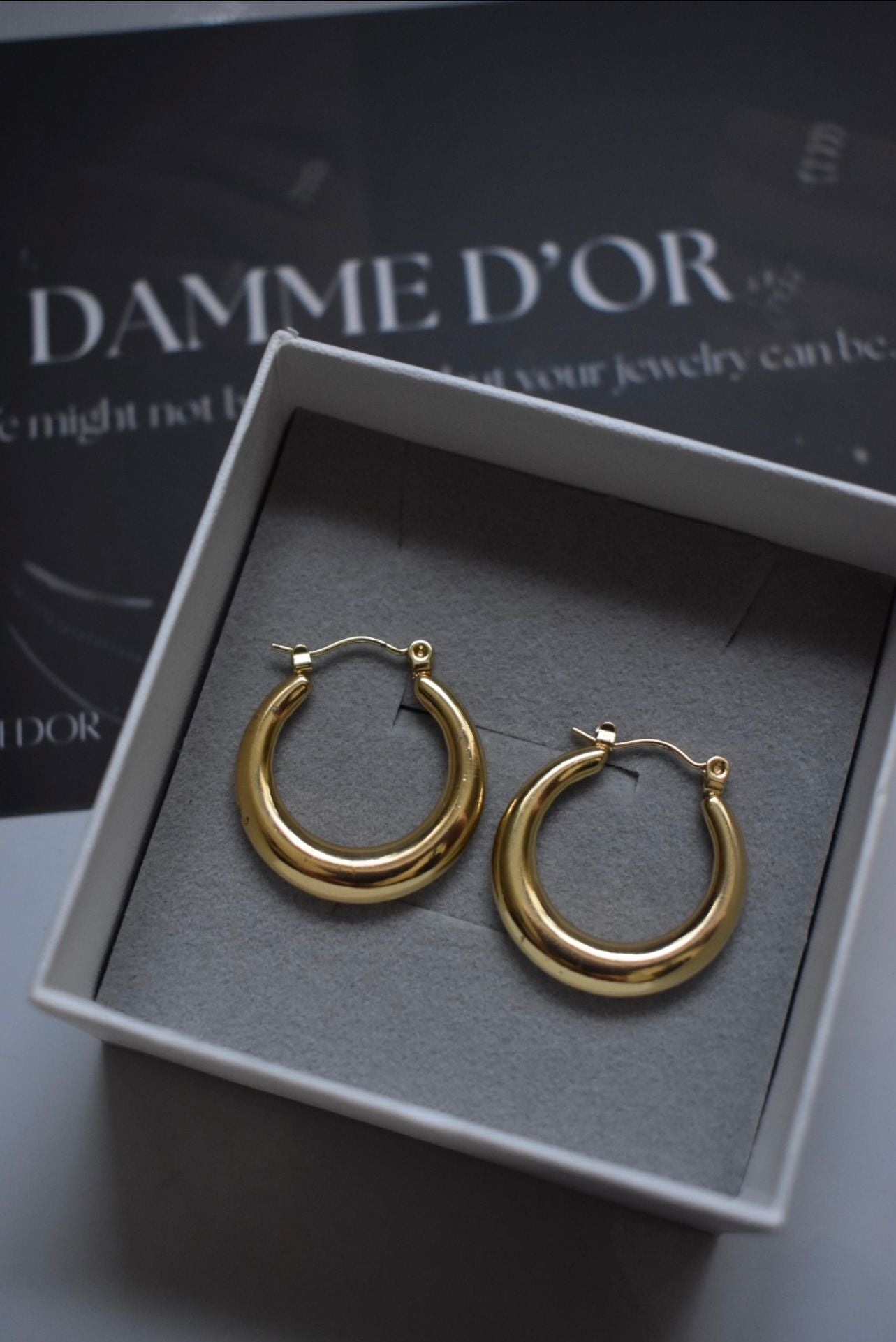Everyday Chunky Hoops 24K Gold Filled