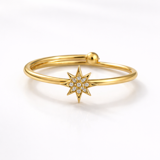Maya 18K Gold Filled Adjustable Ring