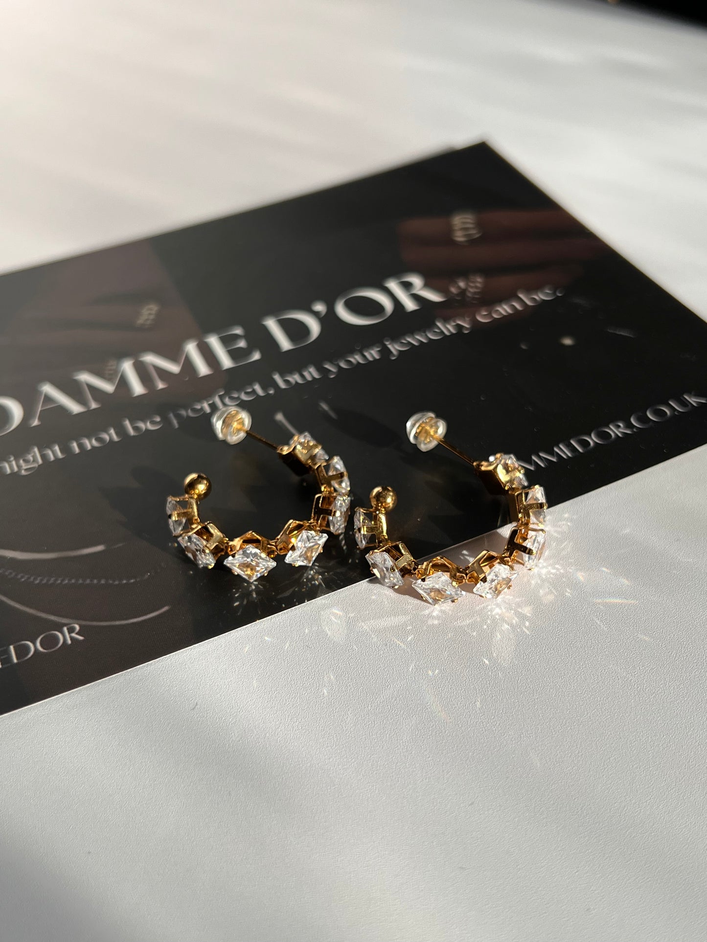 Melissa - 18K Gold Filled Earrings S.Steel