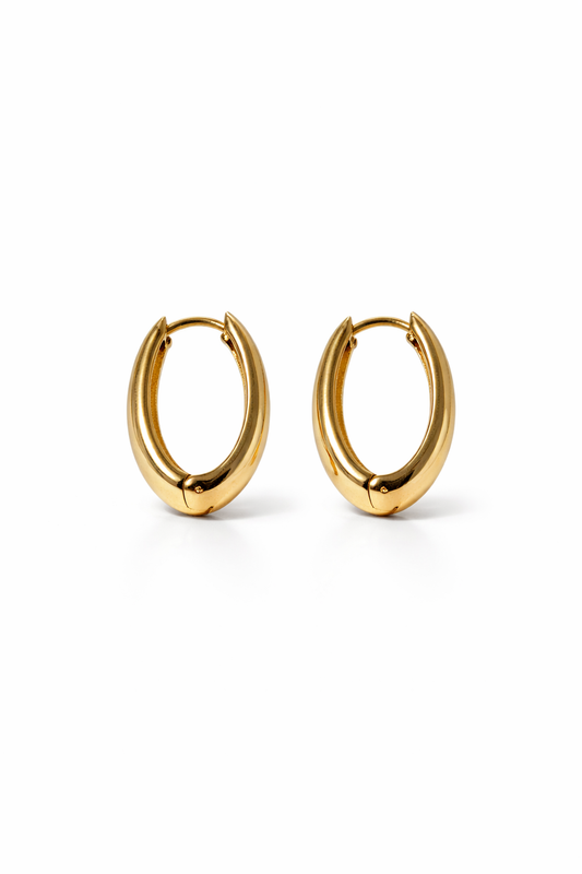 Liora 18K Gold Filled Hoop Earrings