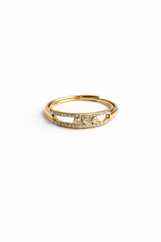 VALORA 18K Gold Filled Resizable Ring