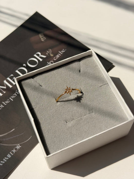 Maya 18K Gold Filled Adjustable Ring