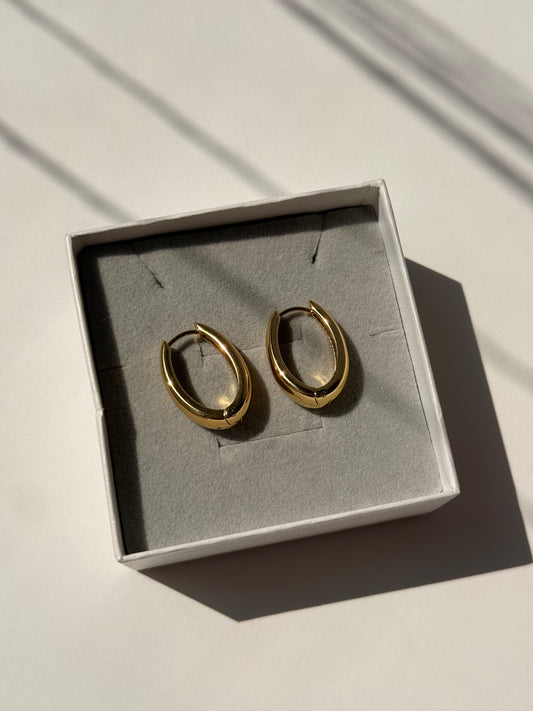 Liora 18K Gold Filled Hoop Earrings