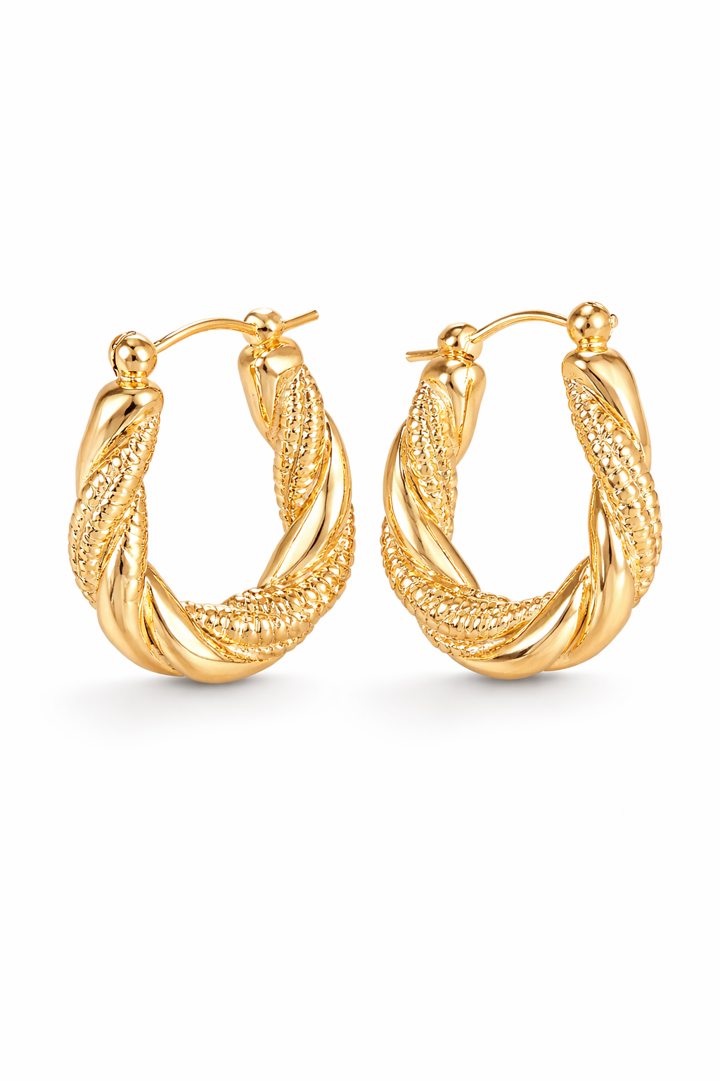 Aveline - 18K Gold Filled Earrings S. Steel